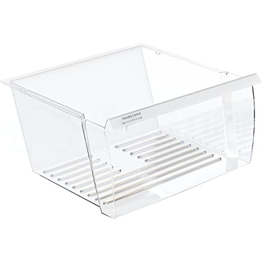 Lifetime Appliance Parts 2188656 Crisper Bin (Upper) Compatible with Whirlpool Refrigerator | Fridge Drawers | Kenmore Refrigerator Parts | Whirlpool Shelf Replacement - WP2188656