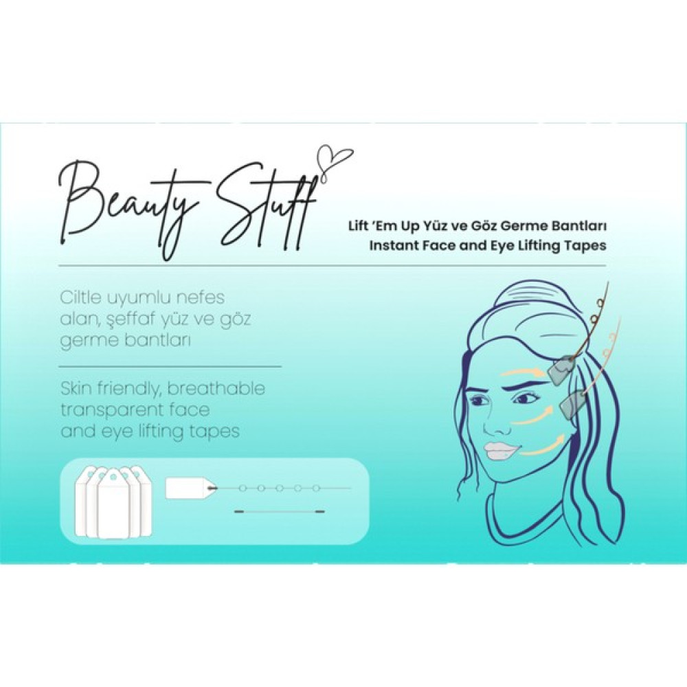 Lift Em Up Yüz & Göz Germe Bantları 60'lı Paket - 100 Anti-Aging / Yaşlanma Karşıtı Fiyatı