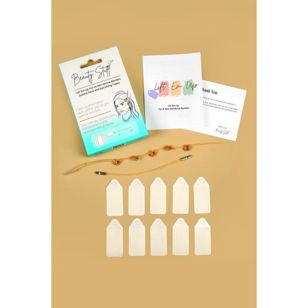 Lift'em Up Yüz & Göz Germe Bantları-(10'lu Paket)-Bej Anti-Aging / Yaşlanma Karşıtı Fiyatı