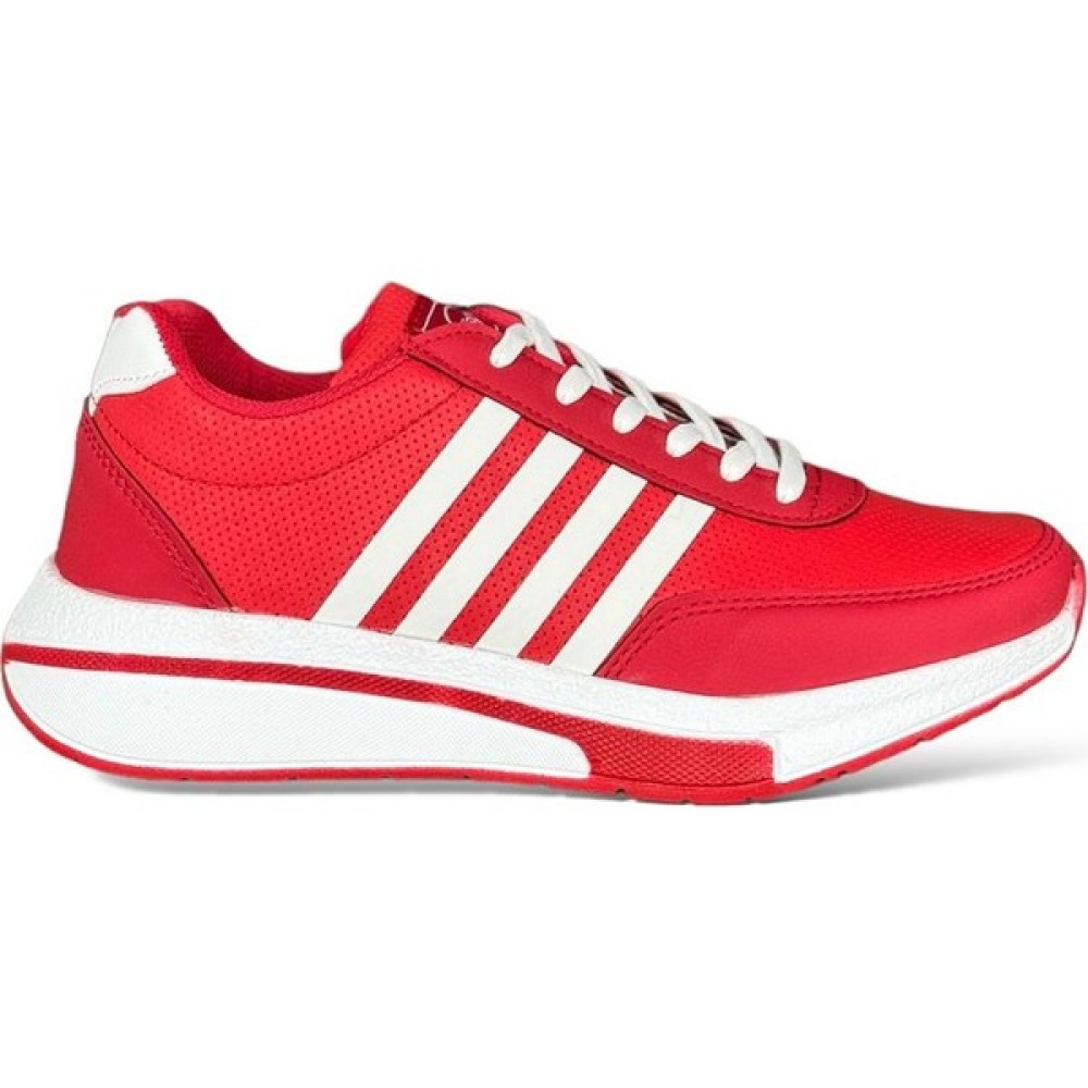 Liger Unisex Spor Ayakkabı Kırmızı - Beyaz Kadın Günlük Ayakkabıları Fiyatı