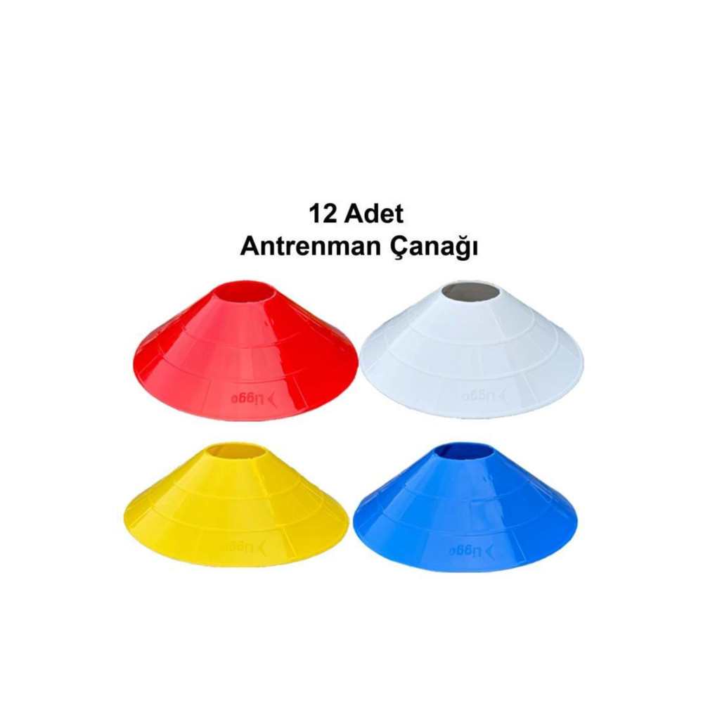 Liggo 12li Antrenman Çanağı Set 4 Renk Idman Çanağı Futbol Malzemeleri Fiyatı