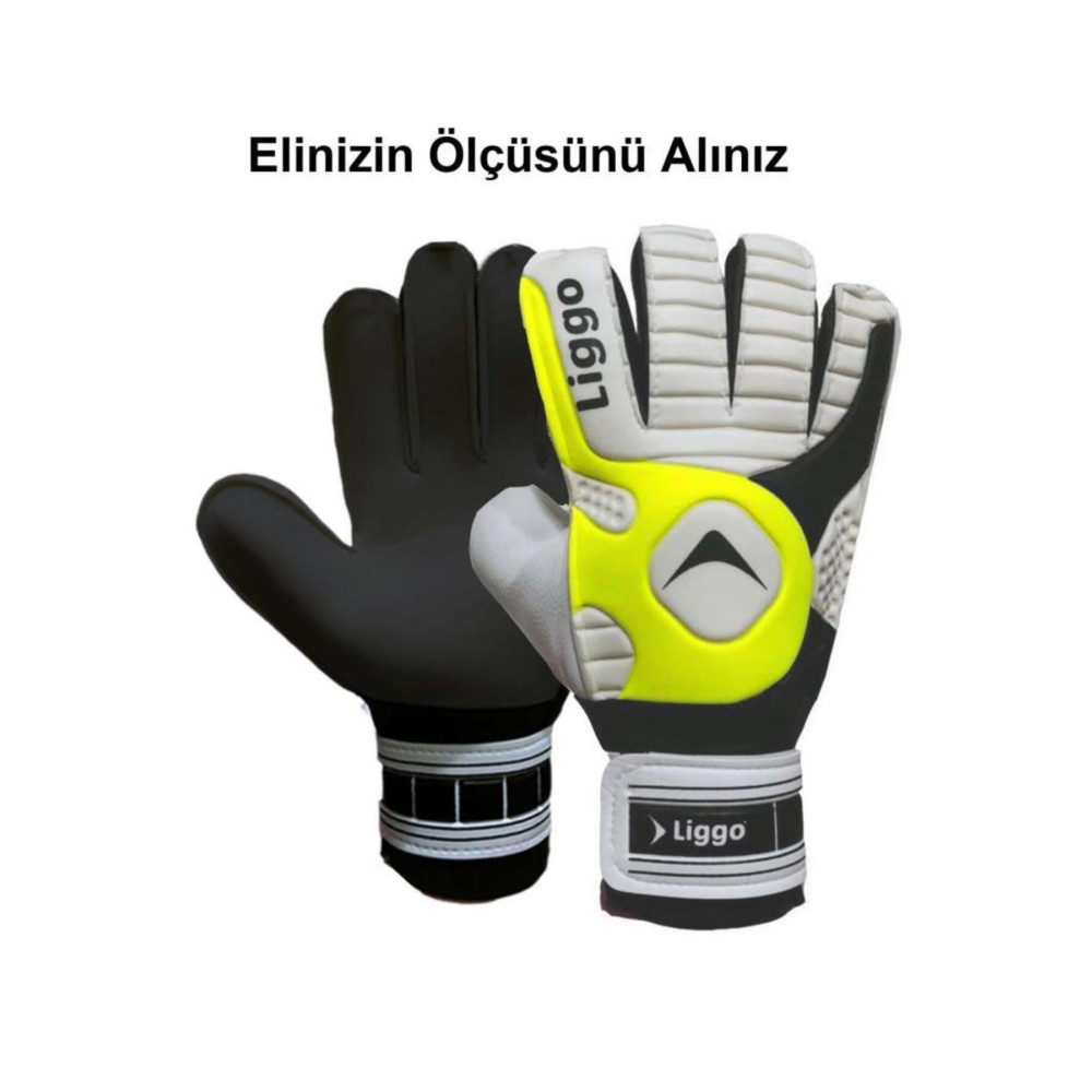 Liggo Reflex Kaleci Eldiveni Bilek Bandajlı 5-6-7-8-9-10 Numara 6 Beden Futbol Malzemeleri Fiyatı