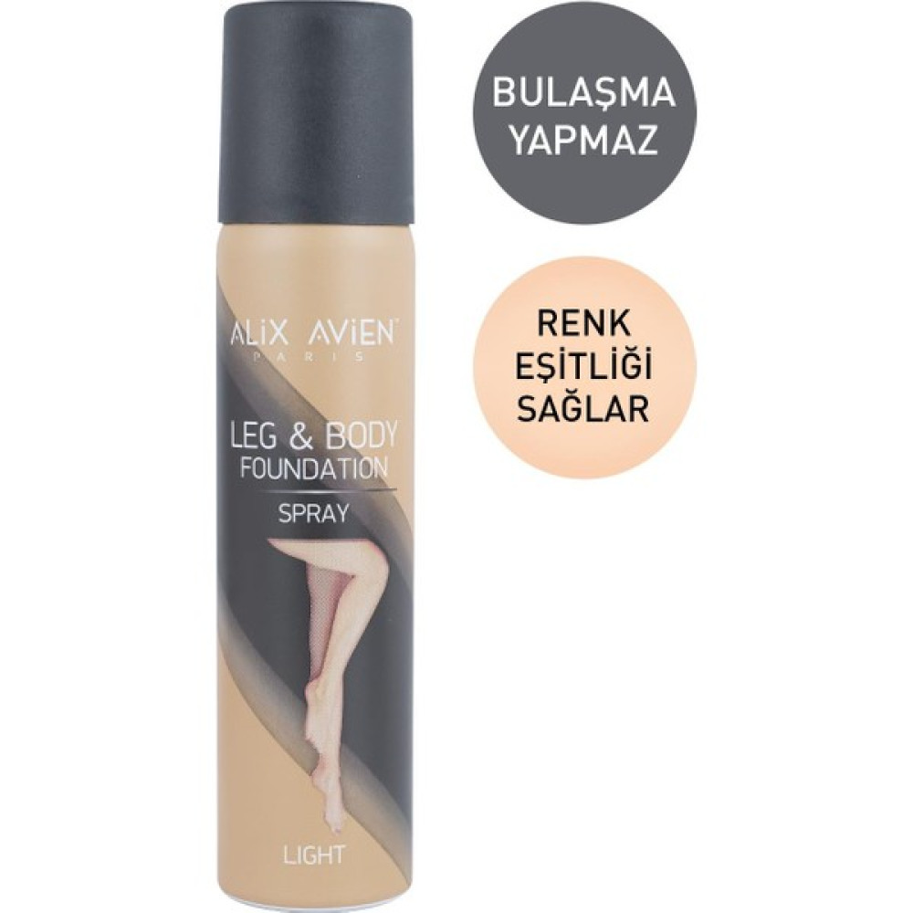 Light Bacak Fondöteni Sprey Ten Makyajı Bronzlaştırıcı Etki - Kapatıcı Fondoten Yüksek 75ml Fondötenler Fiyatı