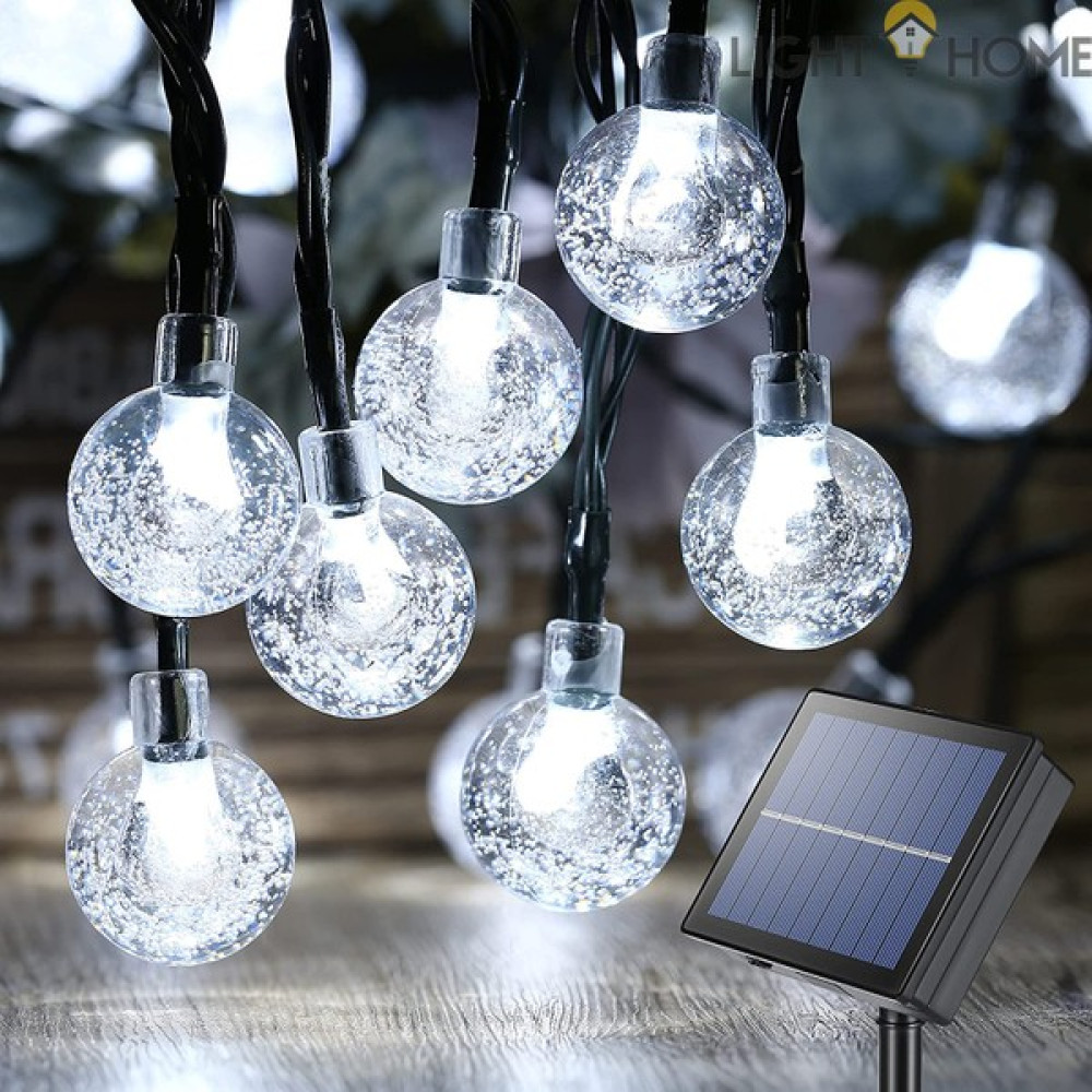 Light Home 50 Led 7 Metre Tüm Renkler Kristal Güneş Enerjili Led Işık Solar Bahçe Teras Balkon Ağaç Lambası Aydınlatması - Beyaz Dış Mekan & Bahçe Oyuncakları Fiyatı
