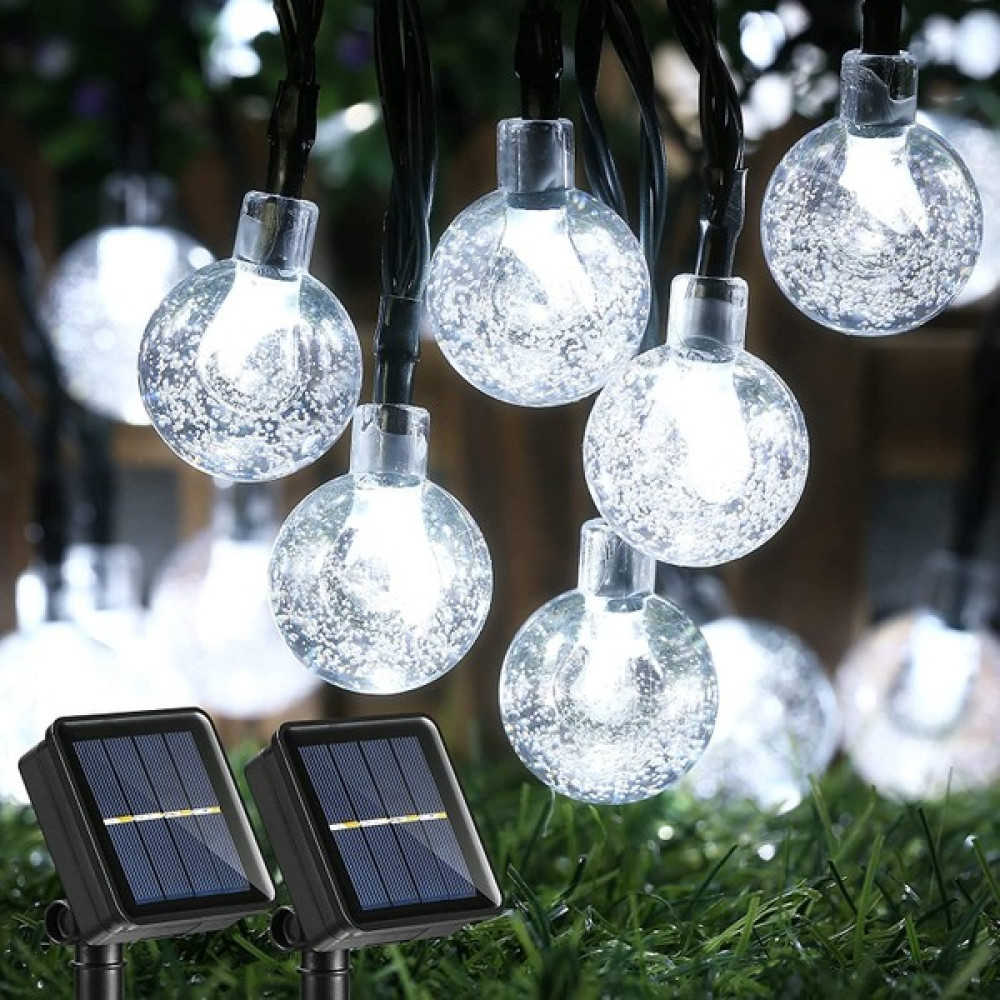 Lighthome 50 LED 7 Metre Kristal Beyaz Renk Güneş Enerjili Solar Bahçe Teras Balkon Ağaç Lambası Aydınlatması Dış Mekan & Bahçe Oyuncakları Fiyatı