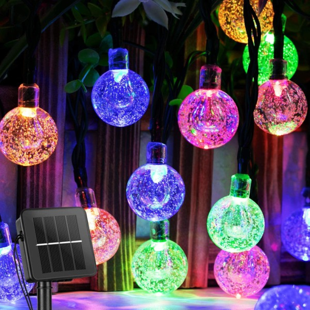 Lighthome 50 LED 7 Metre Kristal Renkli RGB Güneş Enerjili Solar Bahçe Teras Balkon Ağaç Lambası Aydınlatması Dış Mekan & Bahçe Oyuncakları Fiyatı