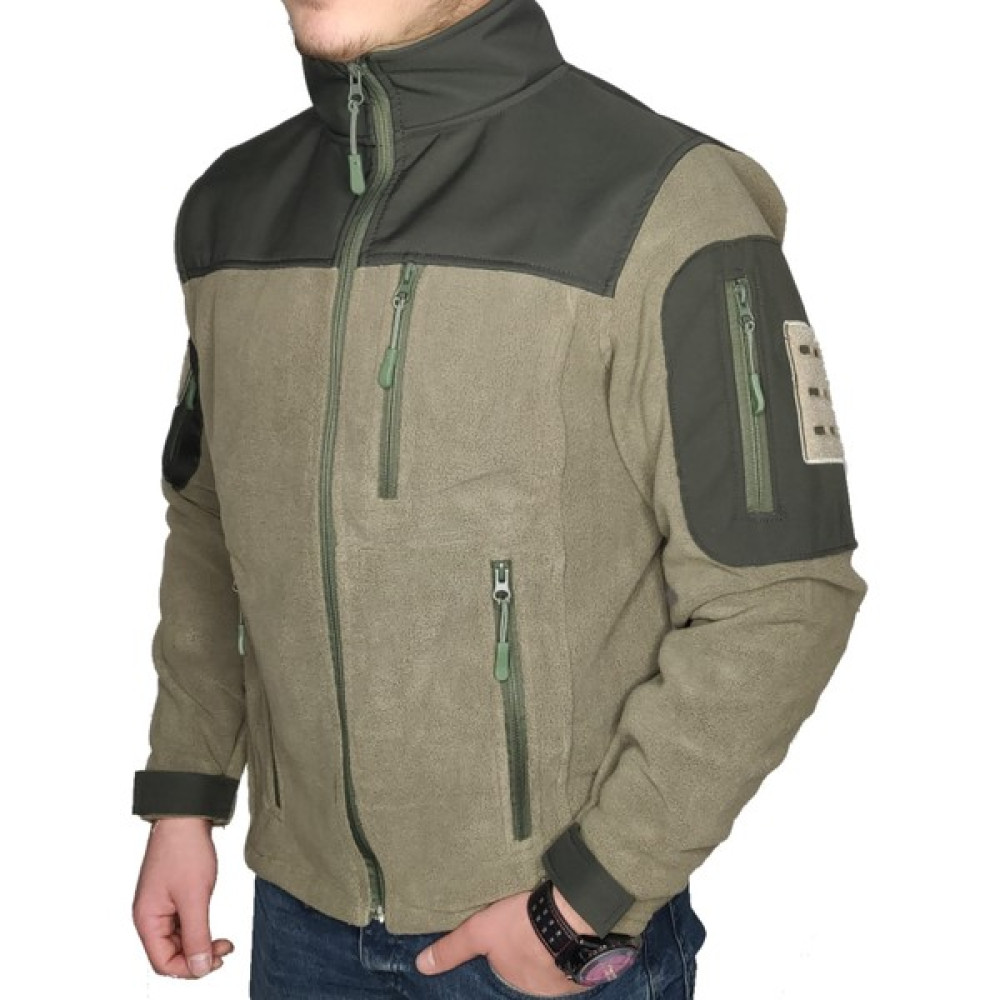 LIGHTINGHM Askeri Erkek Haki Tactical Softshell Polar Fermuarlı Mont Ceket Ayakkabı (Outdoor) Fiyatı