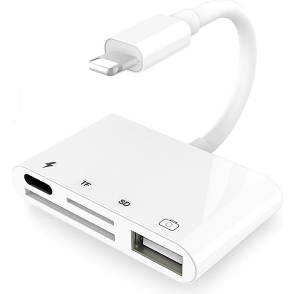 Lightning To USB Lightning Micro Sd Tf Kart Okuyucu Çevirici Dönüştürücü Adaptör Bilgisayar Çevirici ve Adaptörü Fiyatı