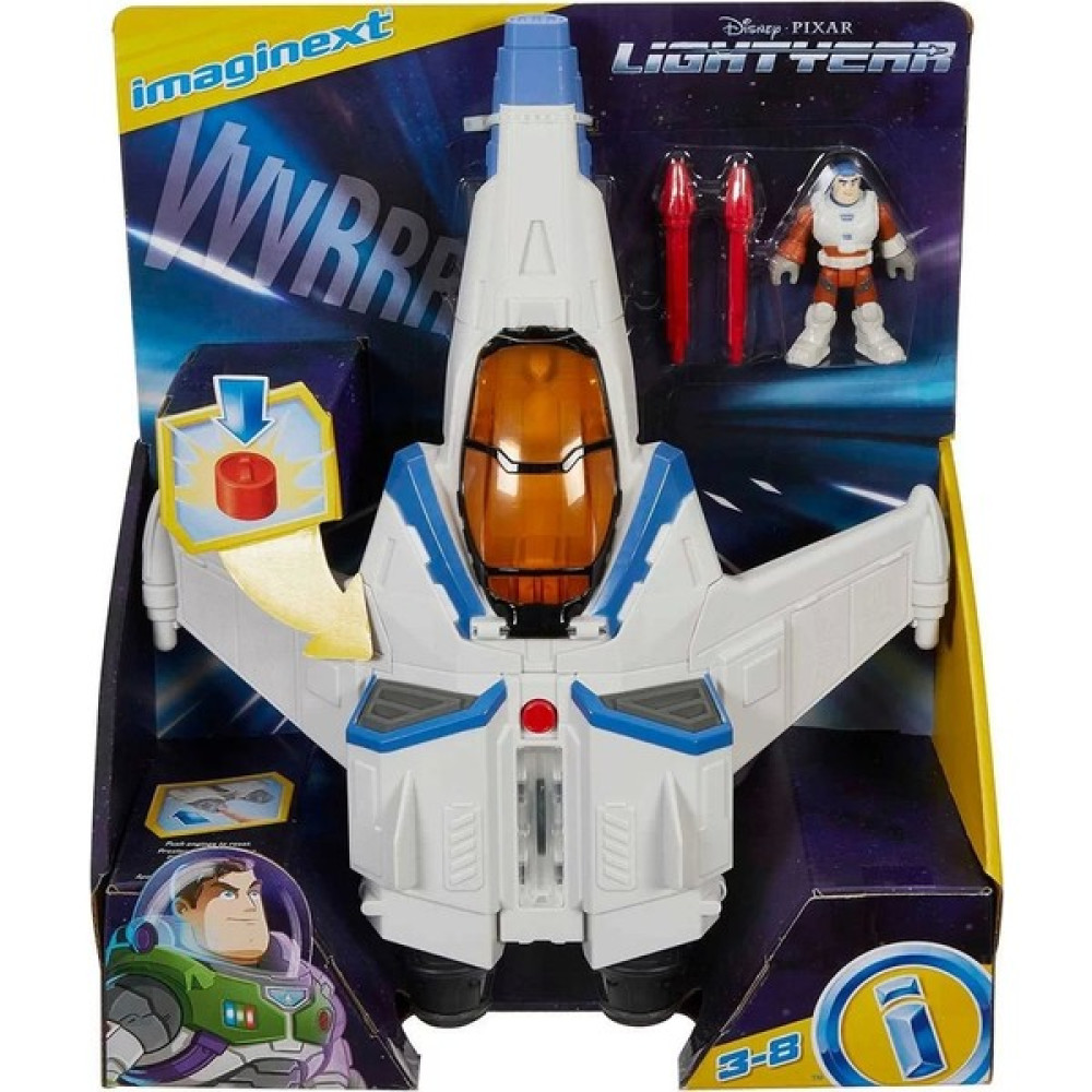 Lightyear - Buzz ve Işıklı Sesli Uzay Aracı, Oyuncak Uzay Gemisi ve Buzz Lightyear Figürü Seti, 3 Yaş ve Üzeri Hgt26 Eğitici Oyuncak Fiyatı