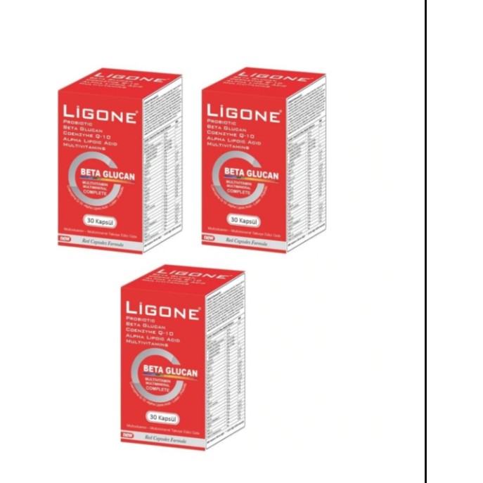 Ligone Beta Glucan Probiotic Multivitamin 30 Kapsül 3 Adet Diğer Fiyatı
