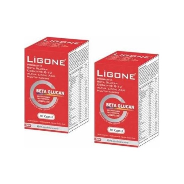 Ligone Beta-Glucan Probiotic Multivitamin 30 Tablet 2 Kutu Diğer Fiyatı