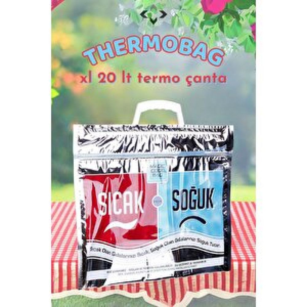 LİGROUND Thermobag Sıcak Soğuk Tutucu Termos Çanta Piknik Çantası Termoslu Piknik Sepeti Termal Çanta Diğer Fiyatı