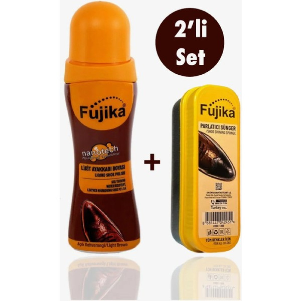 Likit Kahverengi Ayakkabı Boyası 75 ml ve Deri Ayakkabı Parlatma ve Temizleme Süngeri Set Oto Boyaları Fiyatı