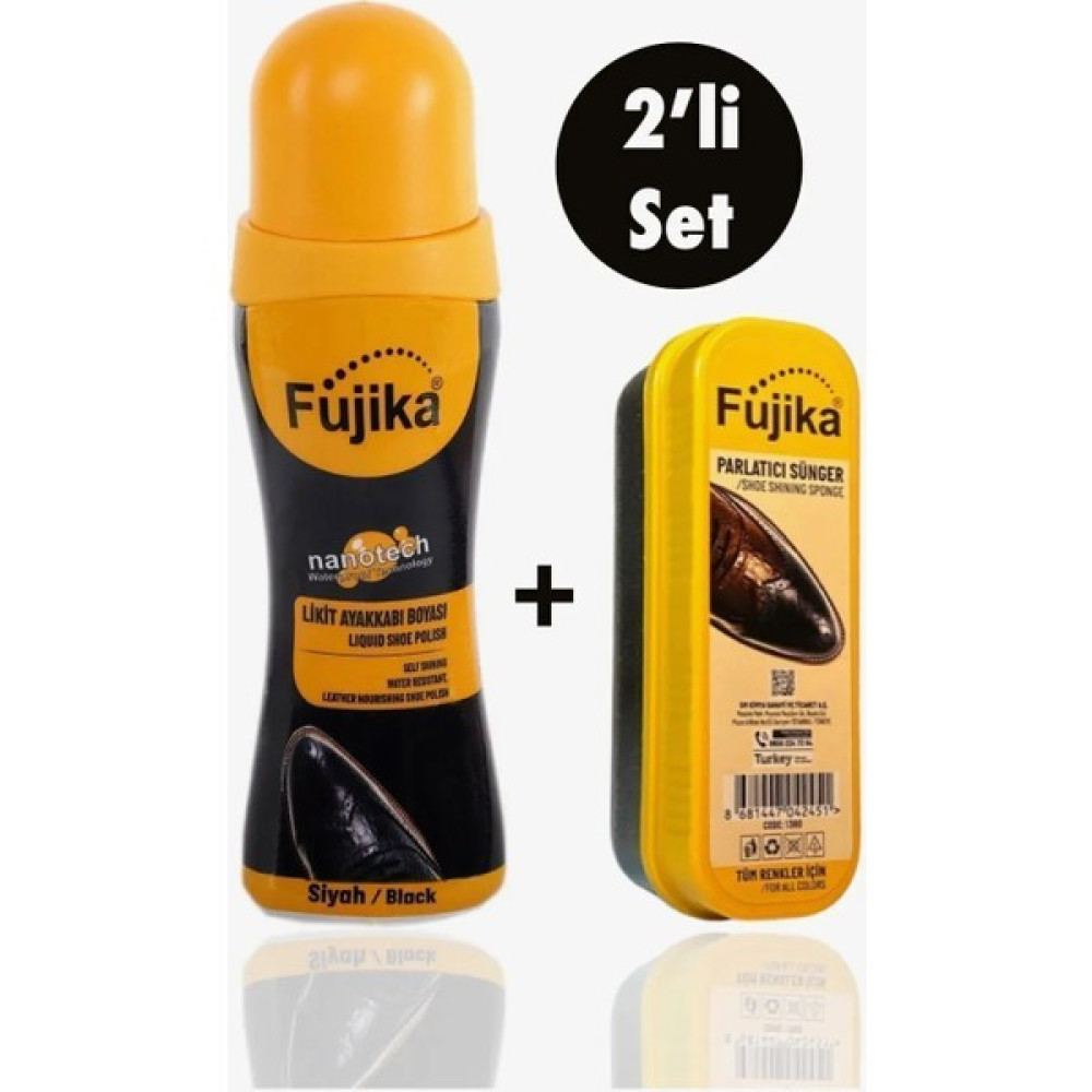 Likit Siyah Ayakkabı Boyası 75 ml ve Deri Ayakkabı Parlatma ve Temizleme Süngeri Set Oto Boyaları Fiyatı