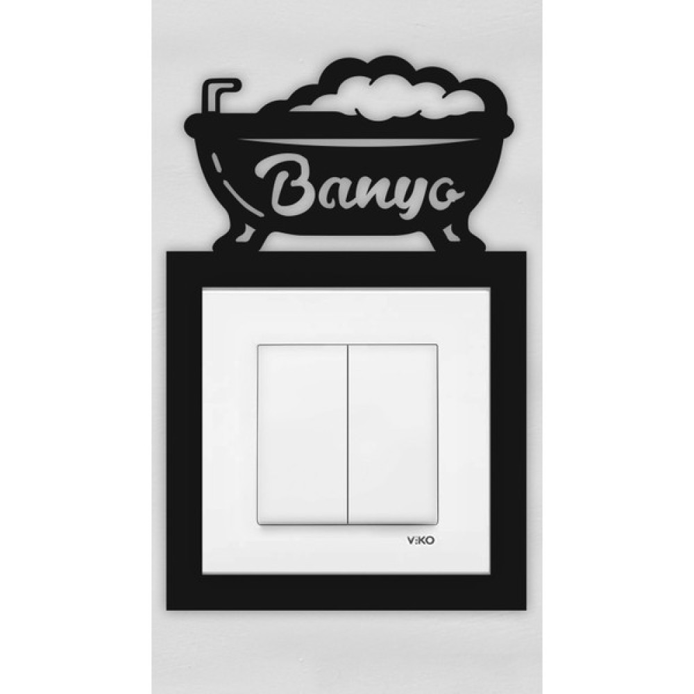 Liko Studio Priz Süsü - Banyo Priz Anahtar Kenarı Çerçevesi Ahşap Mdf Priz Banyo Ev & Dekorasyon Aksesuarları Fiyatı