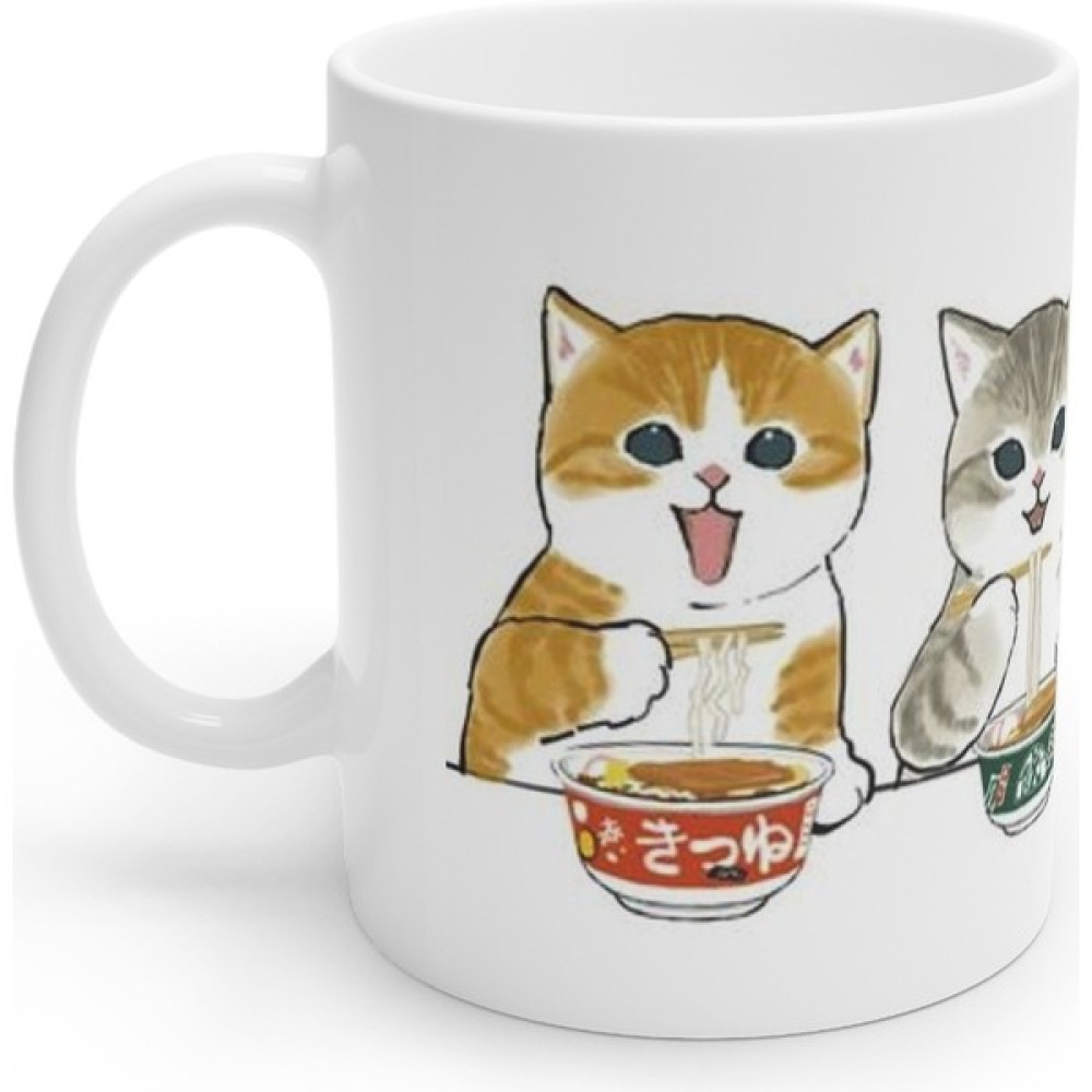 Likya Noodle Yiyen Kediler Kupa Mug Evcil Hayvan Ürünleri Fiyatı