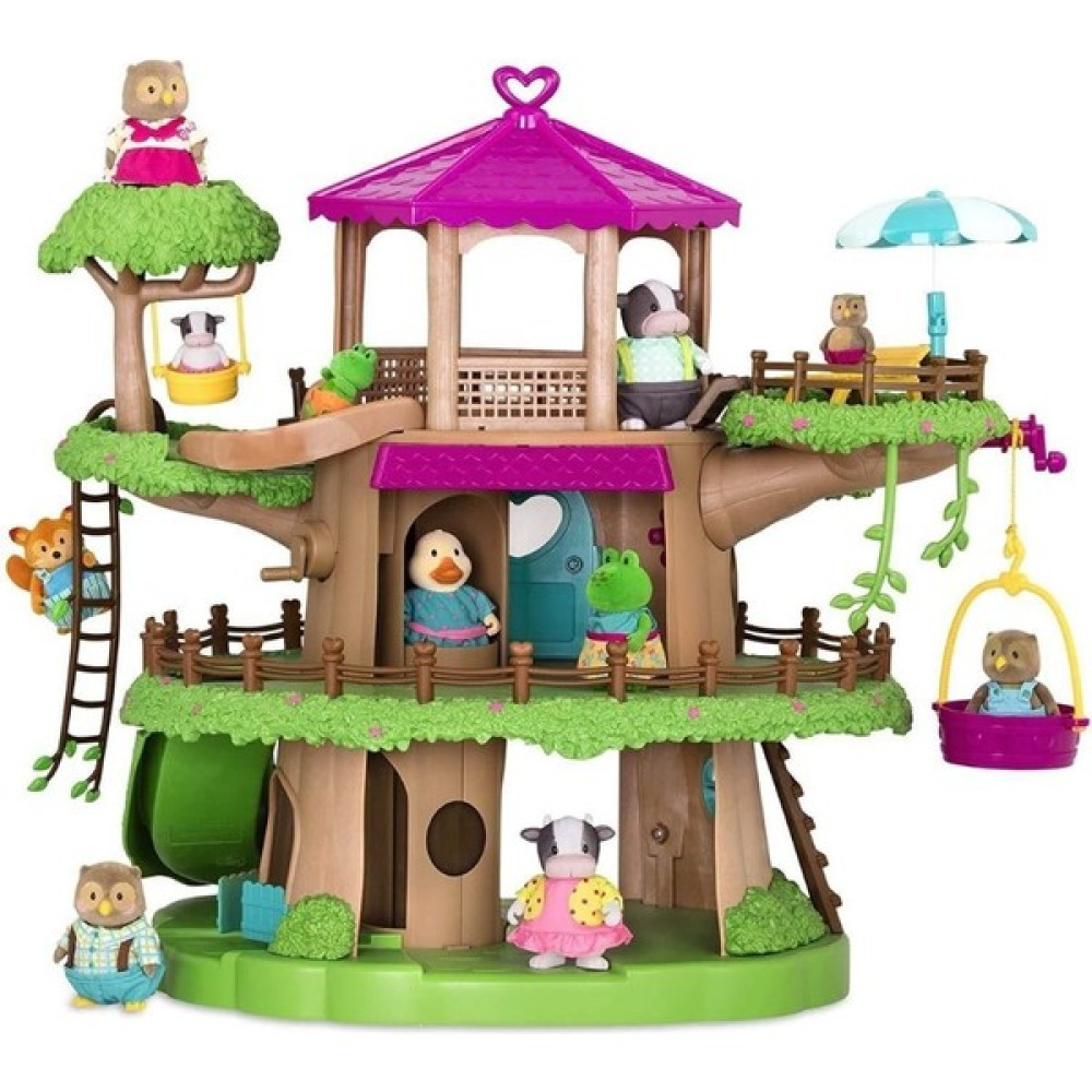 Li'l Woodzeez Ağaç Ev - Renkli Bebek Oyuncakları Fiyatı
