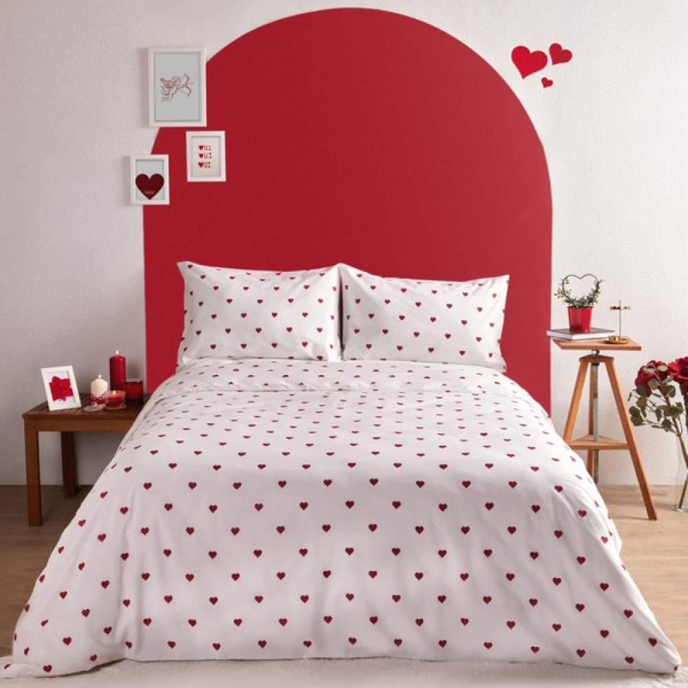 Lilabio Sarah Anderson Amour Tek Kişilik Nevresim Takımı - Beyaz - 160 x 220 cm Nevresim Takımı Fiyatı