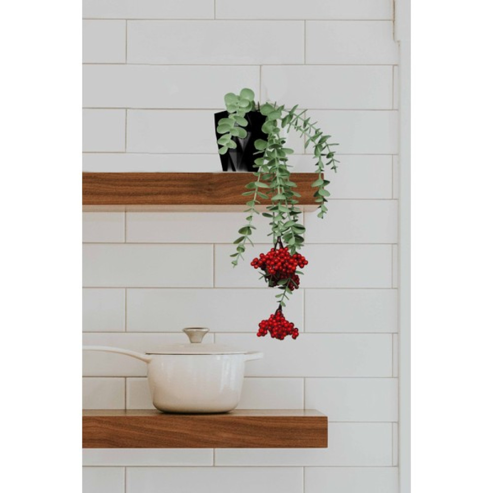 Lilac Home Yapay Çiçe Elmas Siyah Saksıda Kokinalı Okaliptus Sarkıtı Ev & Dekorasyon Aksesuarları Fiyatı