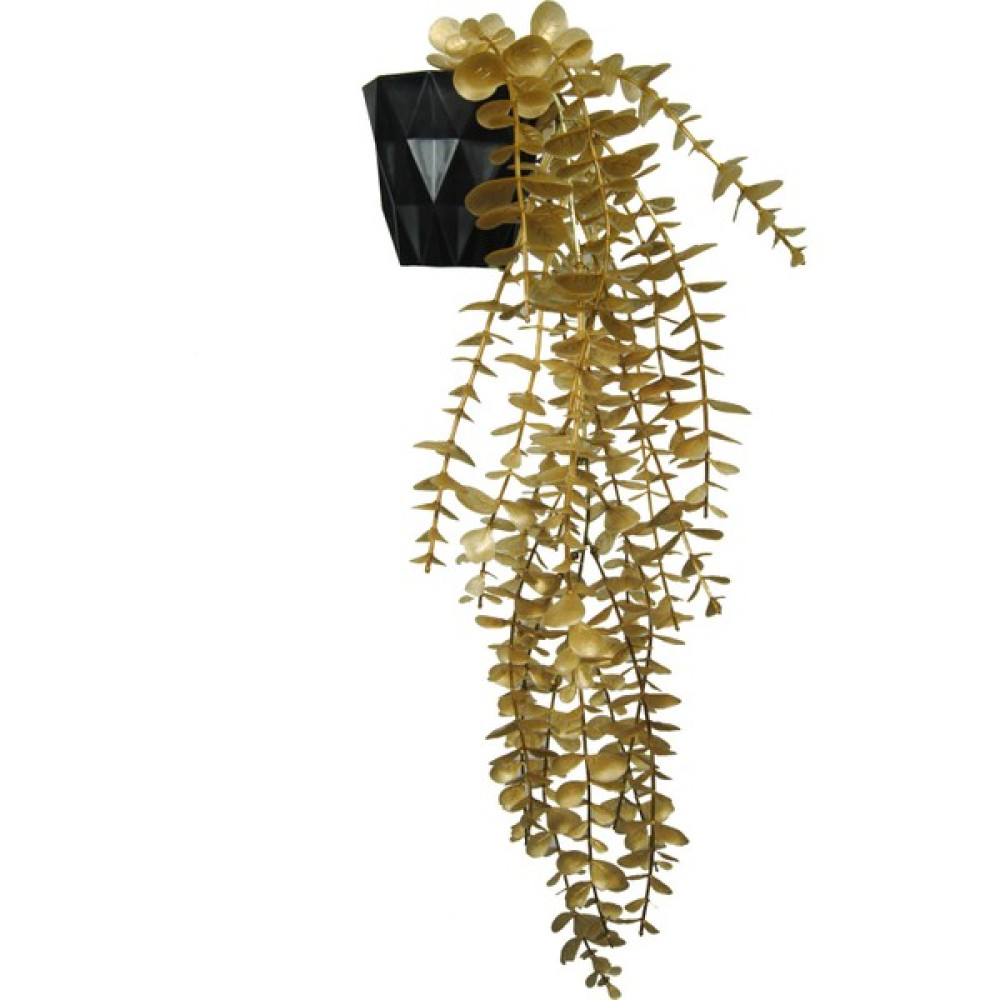 Lilac Home Yapay Çiçek Elmas Siyah Saksıda Lux Gold Okaliptus Sarkıtı Ev & Dekorasyon Aksesuarları Fiyatı