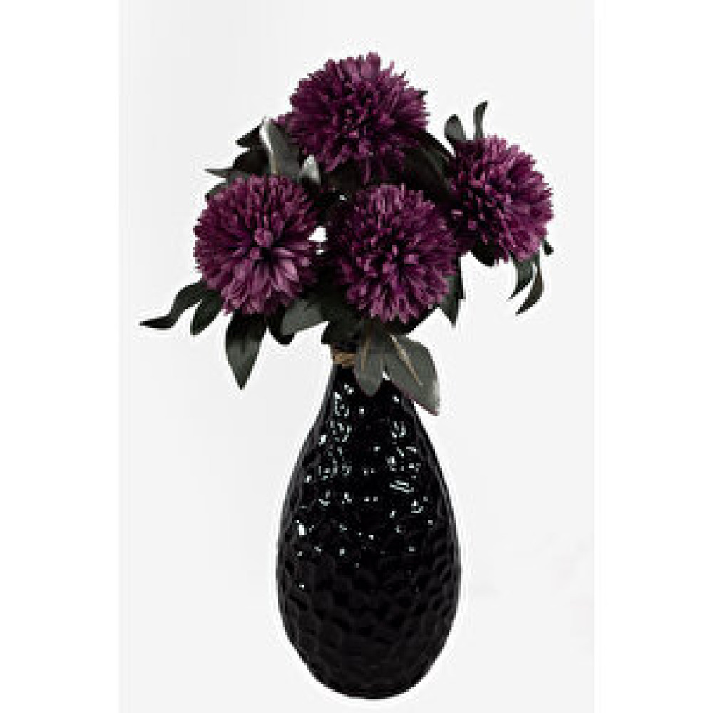 Lilac Home Yapay Çiçek Jumbo Bordo Kartopu Çiçeği Demeti Bordo Obje Fiyatı
