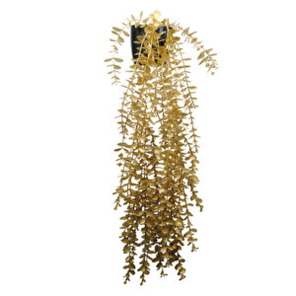 Lilac Home Yapay Çiçek Maxi Boy Siyah Saksılı Gold Okaliptus Sarkıtı Obje Fiyatı
