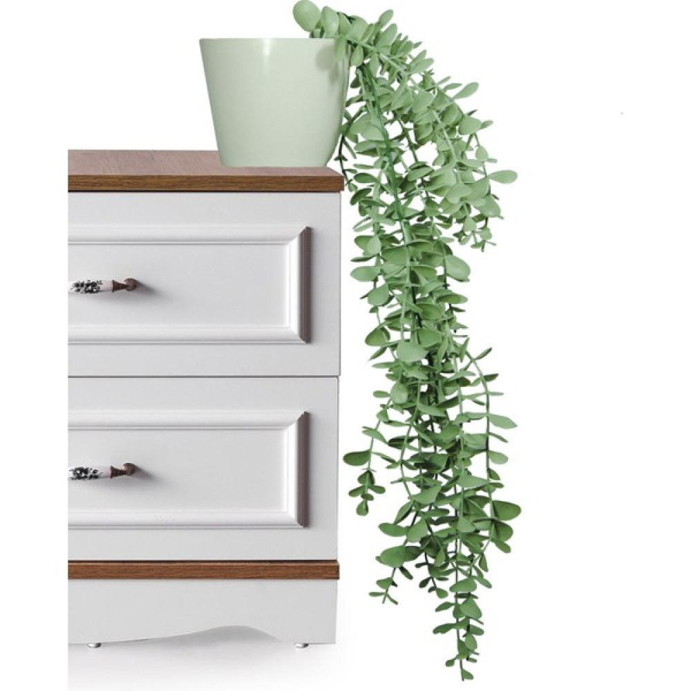 Lilac Home Yapay Çiçek Parlak Beyaz Saksıda Patel Yeşil Okaliptus Sarkıtı Ev & Dekorasyon Aksesuarları Fiyatı