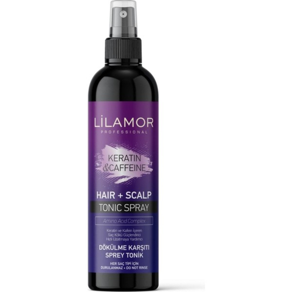 Lilamor Tonik Sprey Keratin & Caffeine 250 ml - Renkli Oto Boyaları Fiyatı