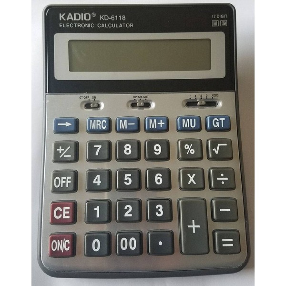 Lilibeaty Kadio KD-6118 12 Haneli Büyük Boy Hesap Makinesi Hesap Makinesi Fiyatı