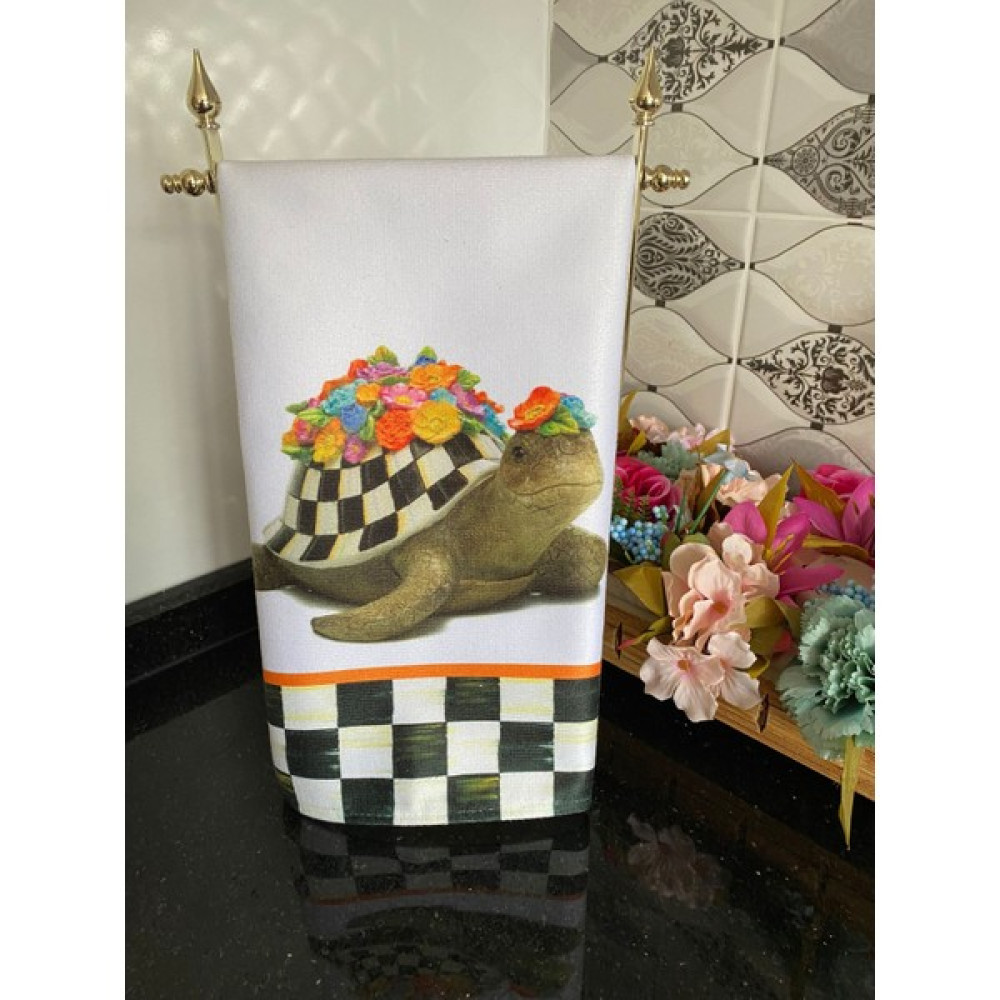 Lilies Atelier Mackenzie Model Damalı Kaplumbağa 35X50 Mutfak Havlusu I El Havlusu I Kurulama Bezi - Beyaz - 1 Adet Mutfak Tekstili Fiyatı