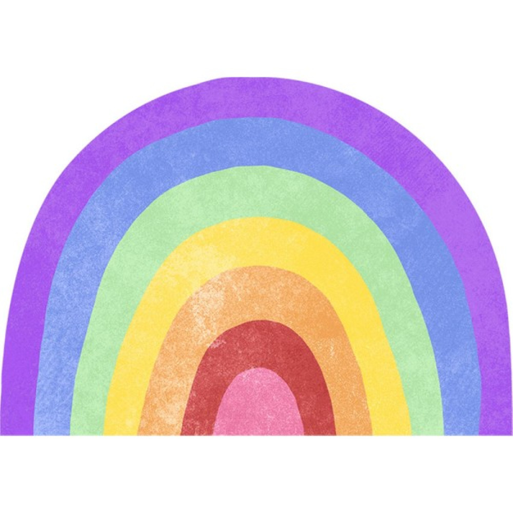 Lilly Home Dijital Baskı Yarım Ay Yıkanabilir Kaymaz Taban Leke Tutmaz Dod Taban Çocuk Odası Halısı Ytr Çocuk Dod - 70 x 100 cm - Mavi - Açık Mavi Bebek Odası Halı Fiyatı