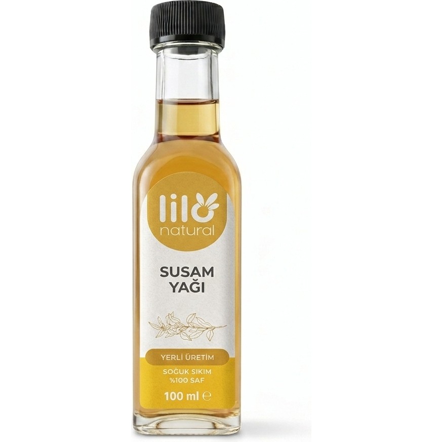 Lilo Natural %100 Yerli Atalık Susam Yağı (ANALİZLİ - Soğuk Sıkım) – 100 ml Bitkisel Yağlar Fiyatı