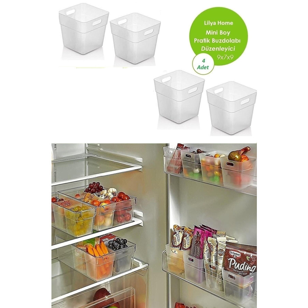 Lilya Home 4 Adet Buzdolabı Kapak Içi Düzenleyici Organizer 4lı Buzdolabı Içi Düzenleyici Ve Banyo Organizeri Dolap İçi Düzenleyici Fiyatı