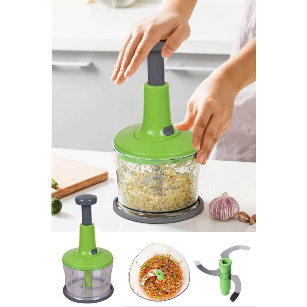 Lilya Home Üstten Basmalı Pratik Doğrayıcı Rondo & Büyük El Rondosu Doğrayıcılar / Rondolar Fiyatı