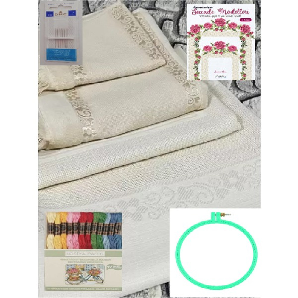 Lilyhobbyland Etamin Işlemeli Seccade Bohça Havlu Seti (9 Parça Tüm Malzemelerle Birlikte) Oyun & Hobi Fiyatı