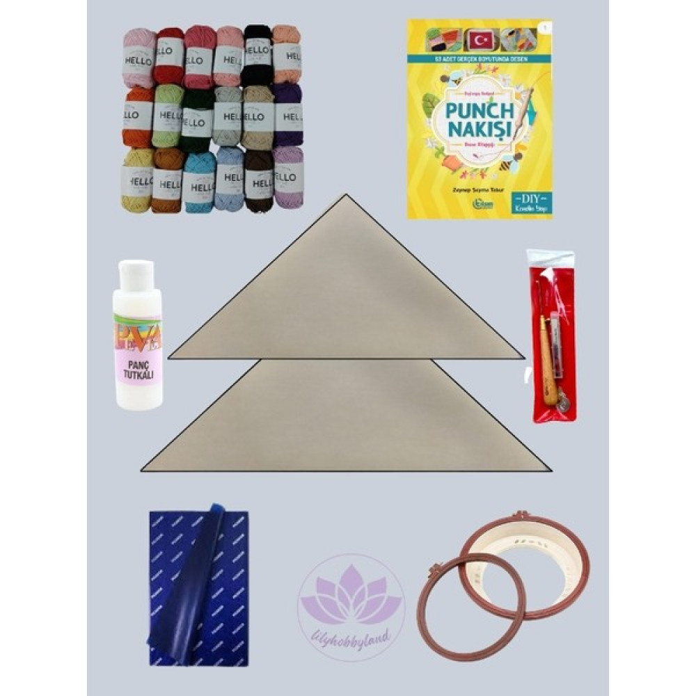 Lilyhobbyland Punch (Panç) Nakış Seti Tüm Malzemeleri Ile Birlikte-5 Oyun & Hobi Fiyatı