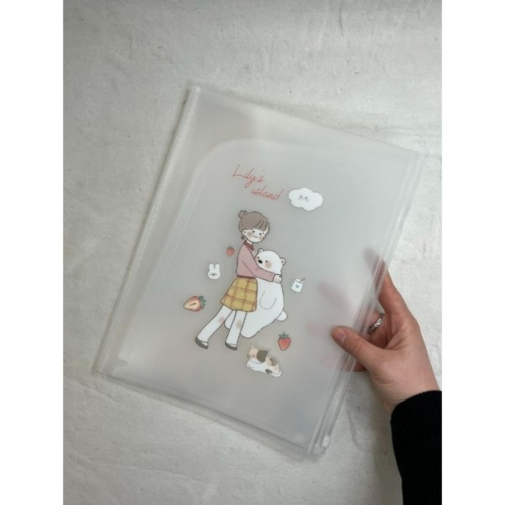 Lily’s Island Sevimli Ayıcıklı 6 Bölmeli Bir Fermuarlı A4 Dosyalı Çok Fonksiyonlu Dosya Kiti/belge Dosyası/düzenleyici Dosya Fiyatı