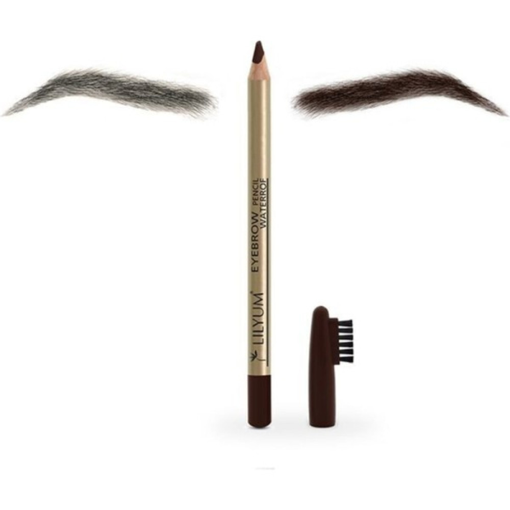 Lilyum Eyebrow Pencil - Kaş Kalemi Orta Açık 1,15 gr - No: 113 - Orta Kahve Makyaj Ürünleri Fiyatı