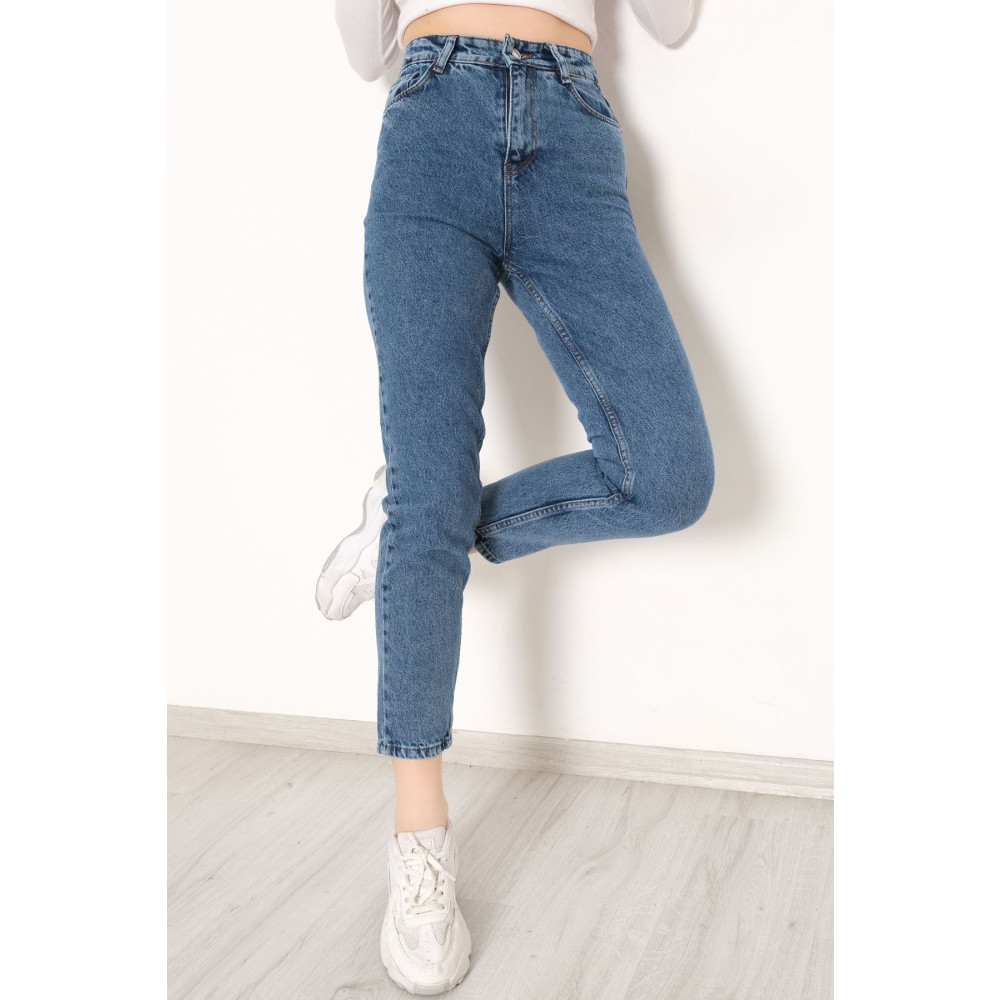 LİMABEL Kadın Yüksek Bel Kar Mom Jeans Likralı Esnek Kot Pantolon 26 Beden Bayan Jeans / Kot Pantolon Fiyatı