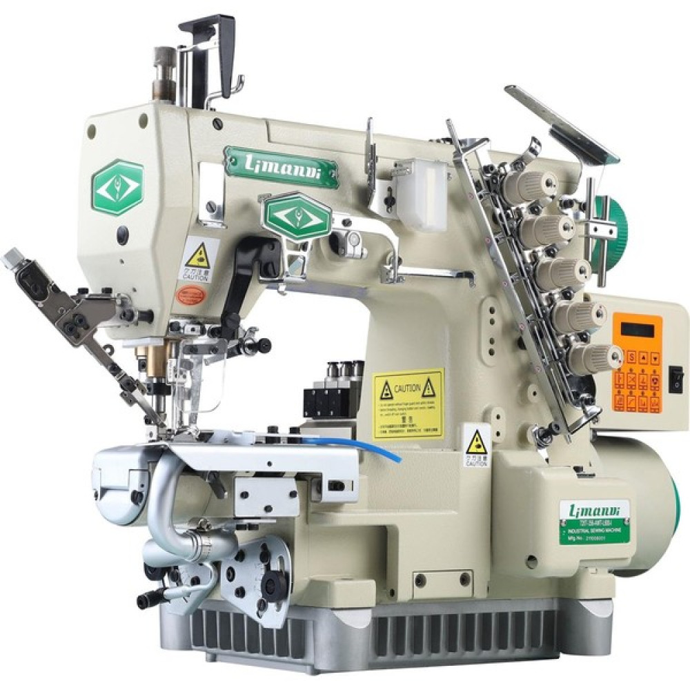 Limandi 720T-356-AWT-L600-I Mini Burunlu Soldan Bıçaklı Otomatik Reçme Makinası Dikiş Makinesi Fiyatı