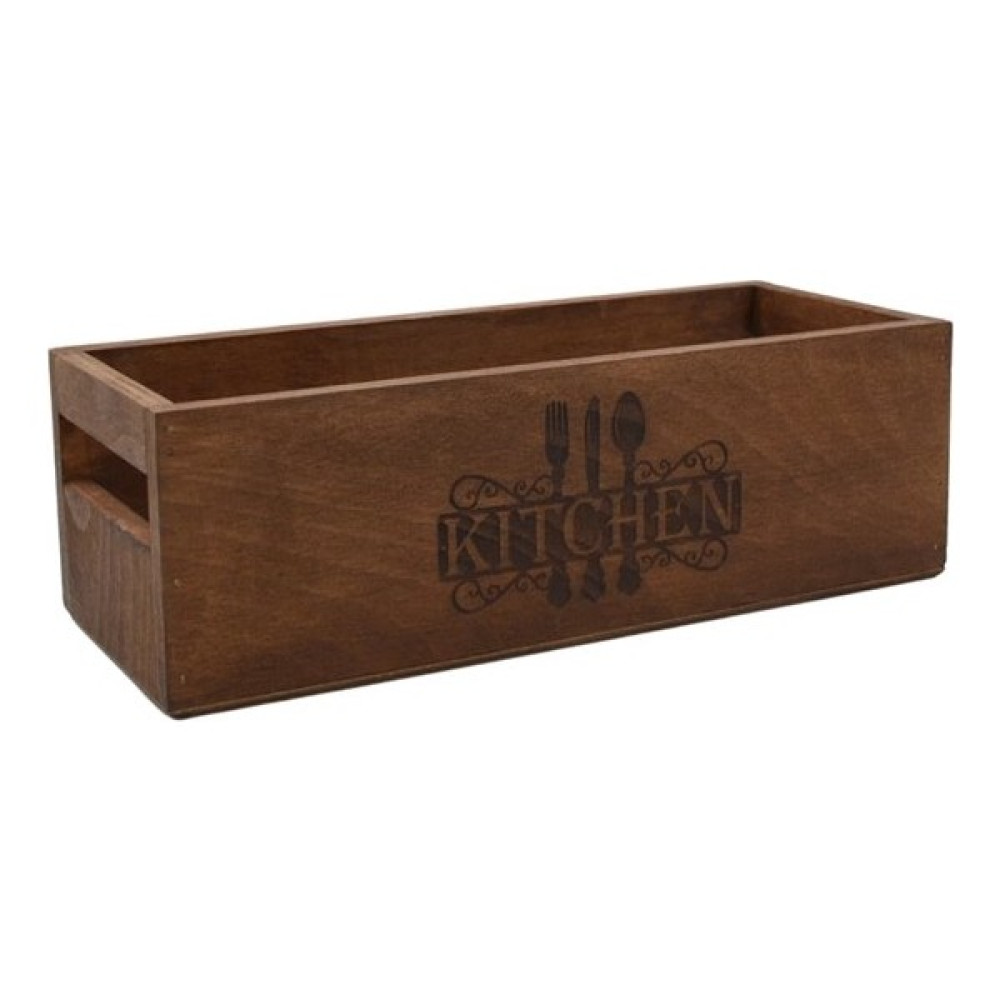 Lime Art Shop Ahşap Organizer Kahverengi Mutfak Organizer Çok Amaçlı Saklama Kapları Fiyatı