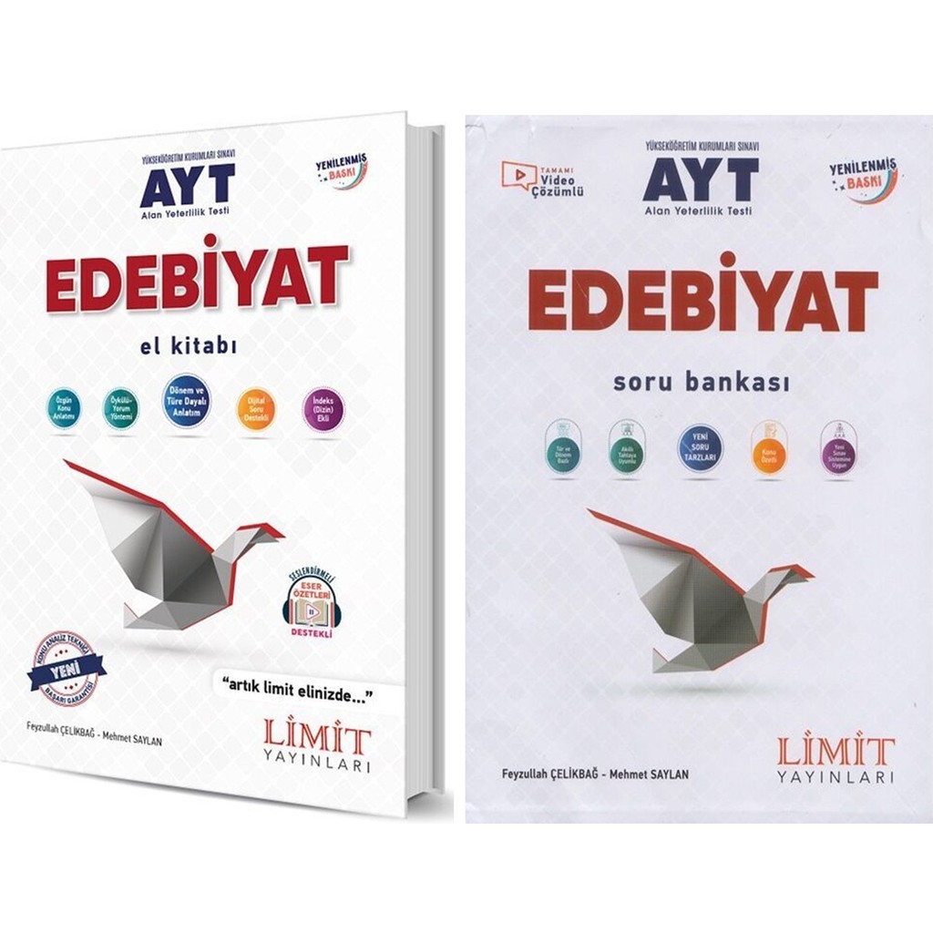 Limit Ayt Edebiyat Soru Bankası ve Edebiyat El Kitabı 2 Kitap Set Diğer Fiyatı