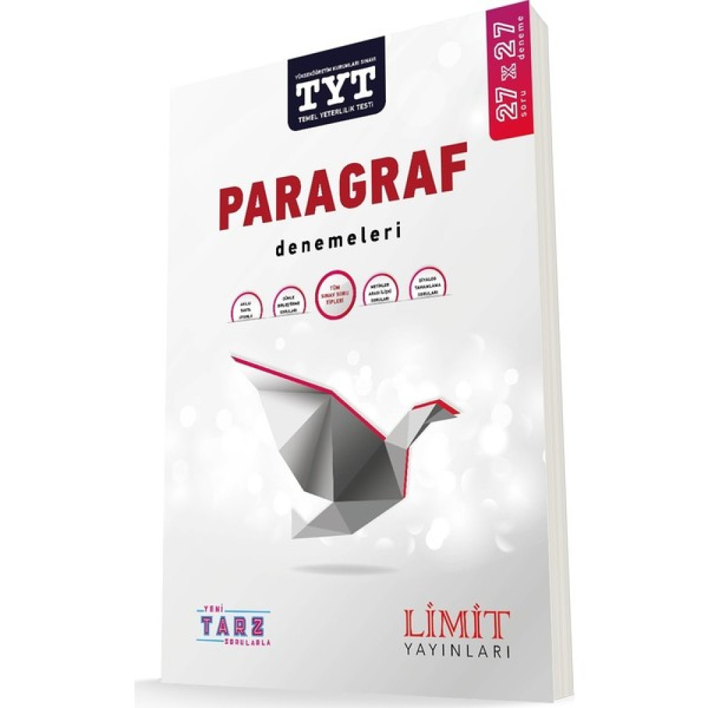 Limit TYT Paragraf Denemeleri - Mehmet Saylan - Feyzullah Çelikbağ Temel Yeterlilik Testi (TYT) Fiyatı