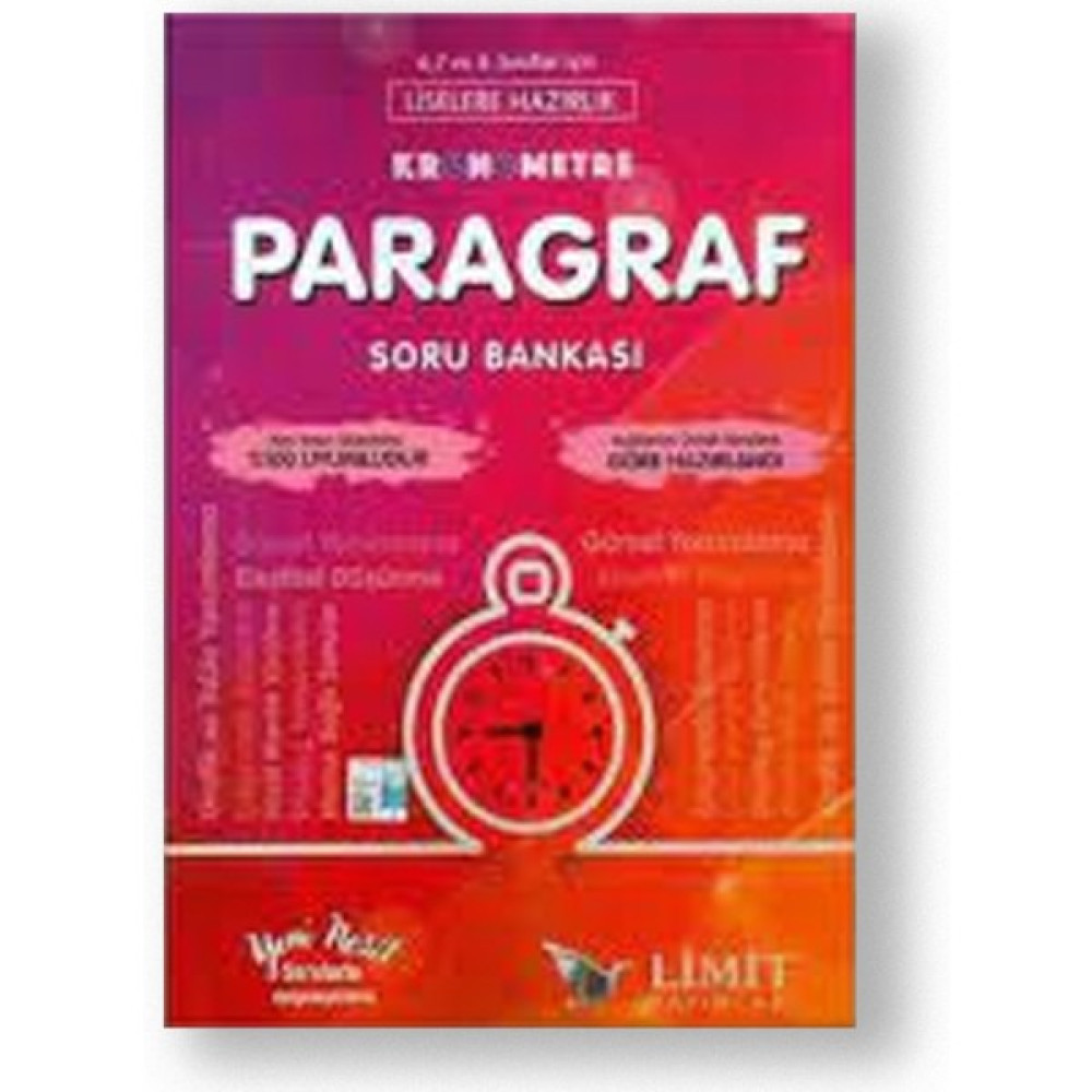 Limit Yayınları 8 Sınıf Kronometre Paragraf Sb Tüm Dersler Fiyatı