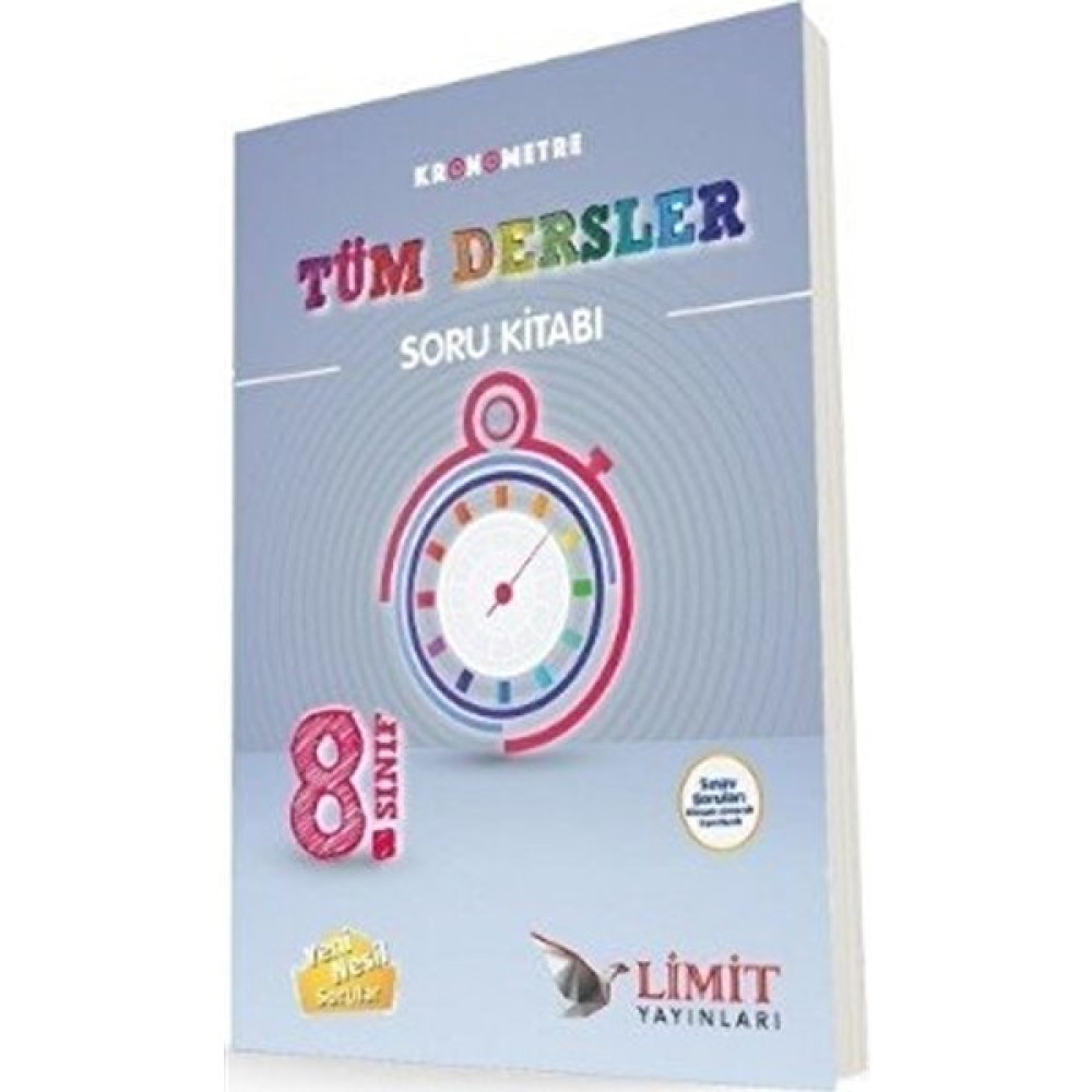 Limit Yayınları 8. Sınıf Kronometre Tüm Dersler Soru Bankası Tüm Dersler Fiyatı