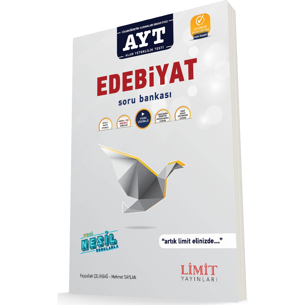 Limit Yayınları AYT Edebiyat Soru Bankası Ders Sınav Kitapları Fiyatı