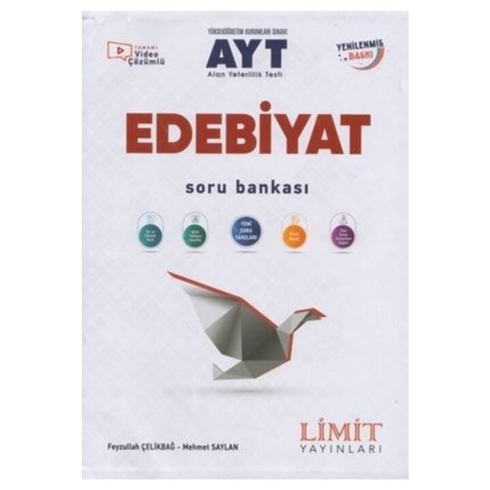 Limit Yayınları Ayt Edebiyat Soru Bankası Ders Sınav Kitapları Fiyatı