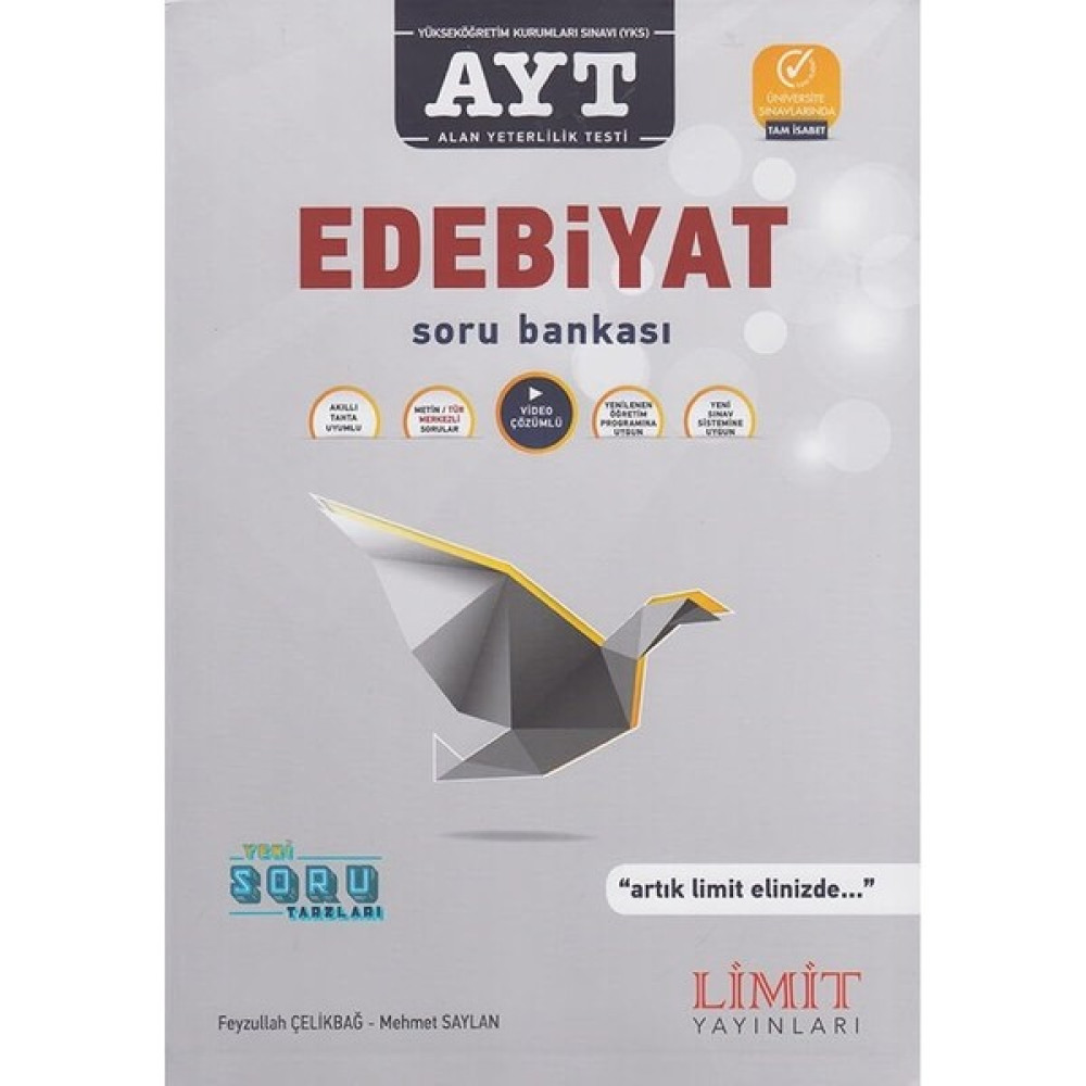 Limit Yayınları AYT Edebiyat Soru Bankası - Yeni Kaynak Kitapları Fiyatı