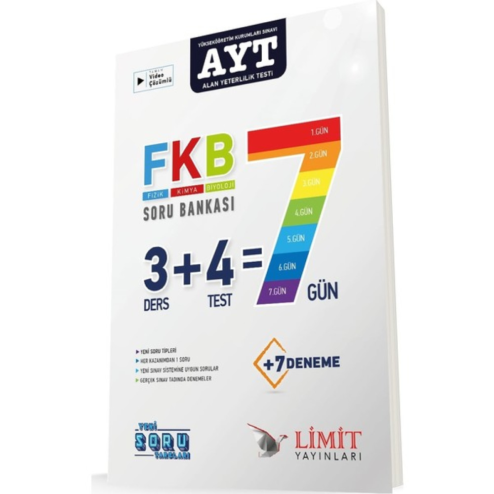 Limit Yayınları AYT Fkb Soru Bankası Temel Yeterlilik Testi (TYT) Fiyatı