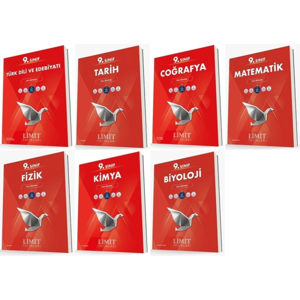 Limit Yayınları Limit 9. Sınıf Soru Bankası Seti Tam Set 7 Kitap 2023 Kaynak Kitapları Fiyatı